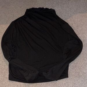 SHEIN Black Long Sleeve Top